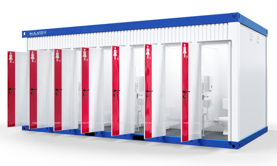 Nhà vệ sinh công cộng Nam - Nữ nhiều phòng