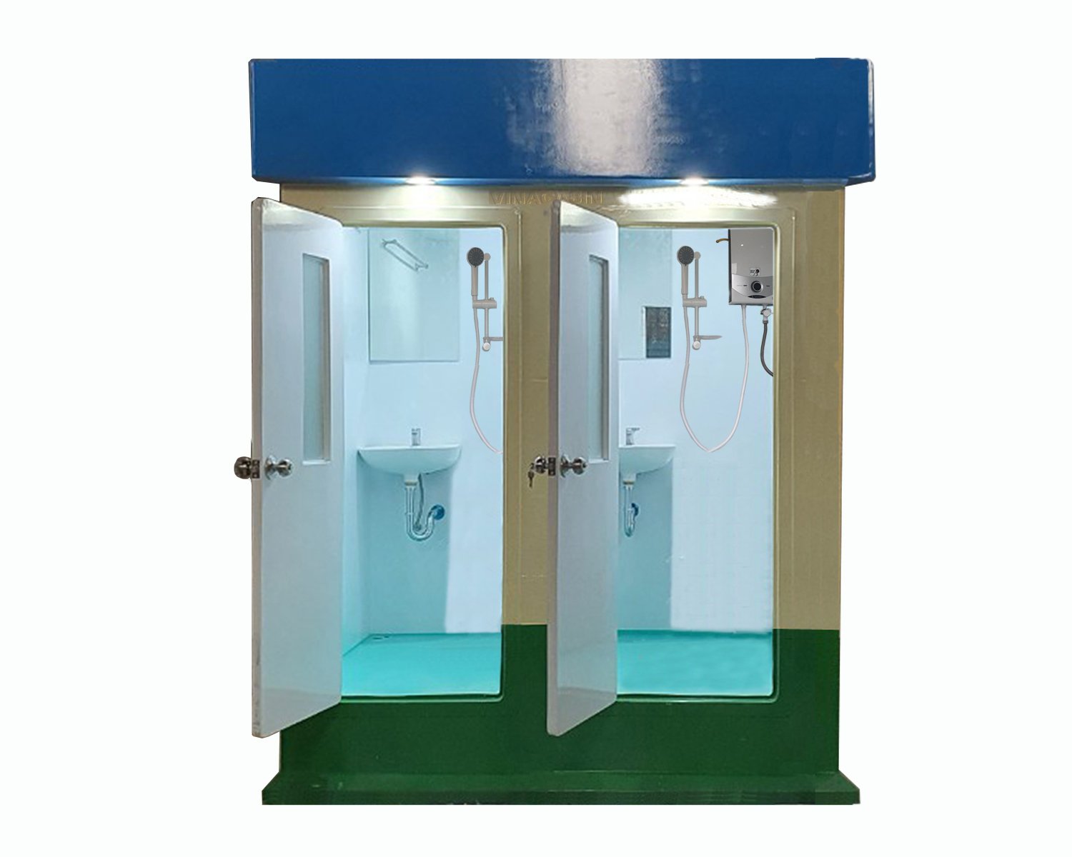 Nhà tắm di động 2 buồng Vinacabin V18.2S