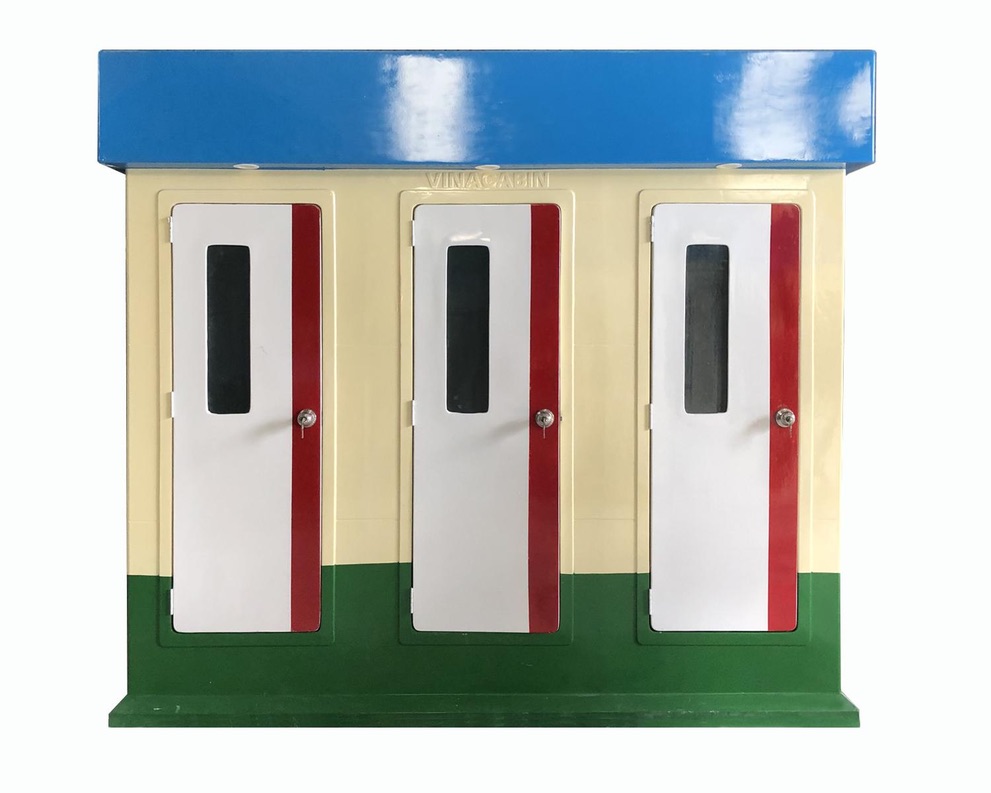 Nhà vệ sinh di động 3 buồng Vinacabin V18.3