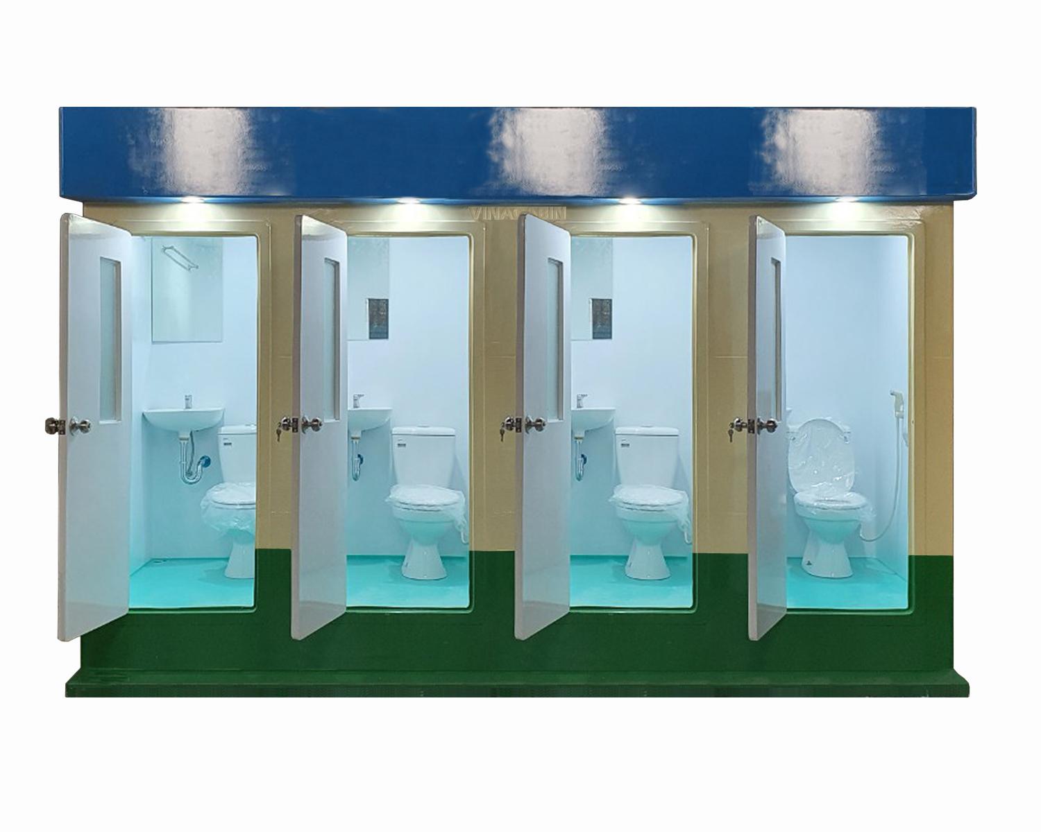 Toilet công cộng 4 phòng Vinacabin V18.4