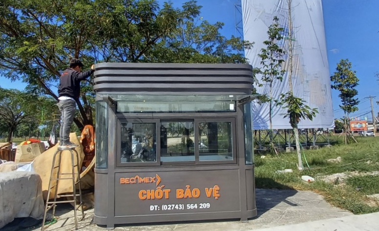 Lắp đặt chốt bảo vệ tại KCN Bàu Bàng, Bình Dương