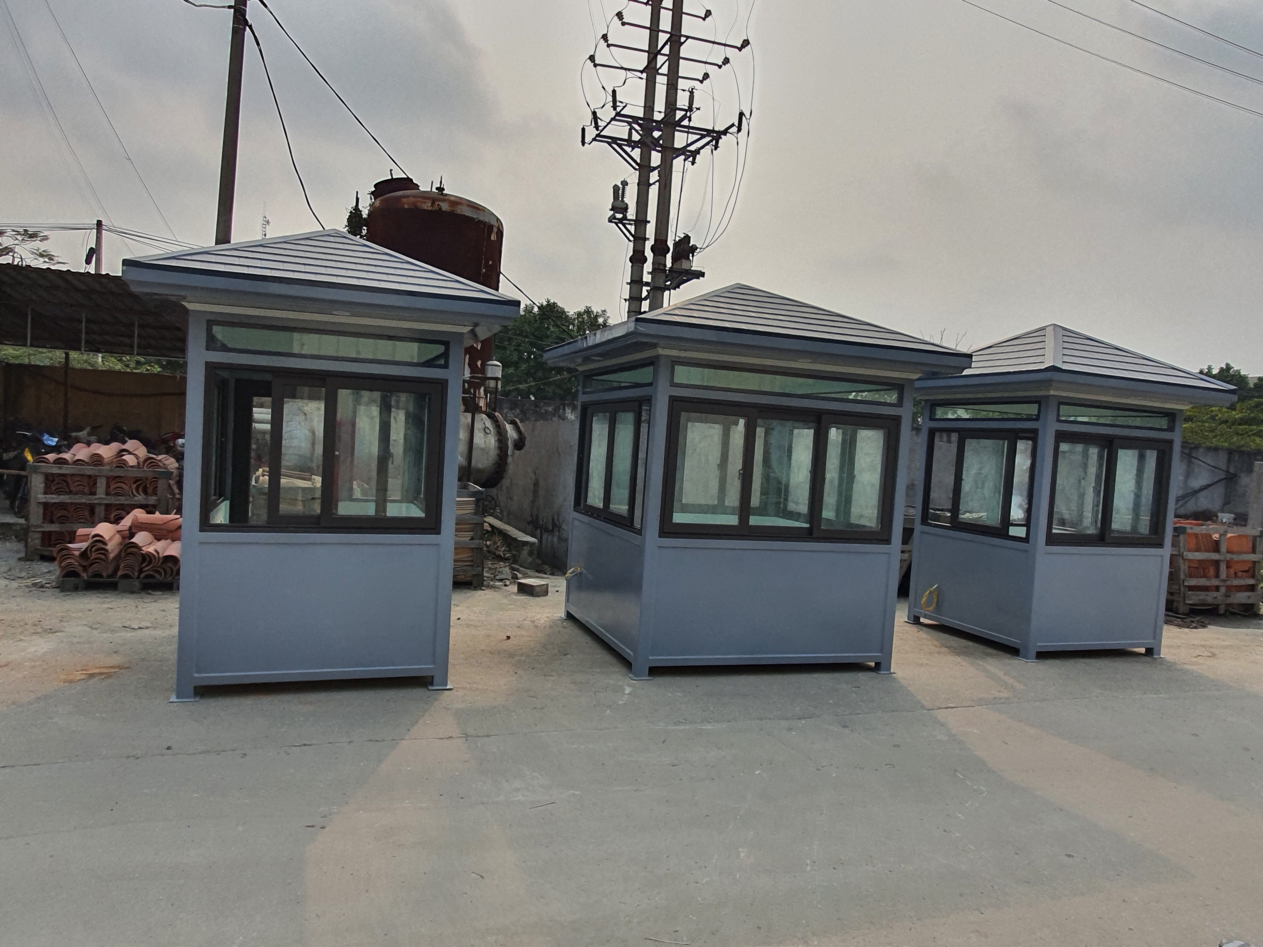 Nhà bảo vệ khung thép cao cấp